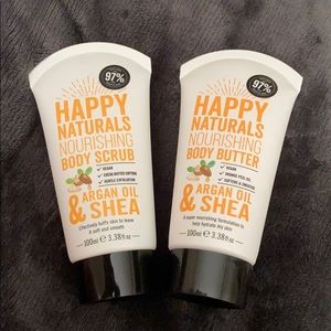 Aragon & Shea body butter & body scrub!